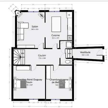 La Taniere Du Corsaire -16 Pers Apartment Redon Exterior photo
